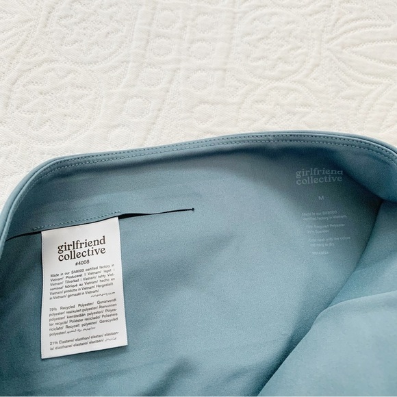 Girlfriend Collective Compressive High-Rise Legging, Blue - Picture 3 of 9